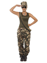 Load image into Gallery viewer, Khaki Camo Deluxe Costume, Female
