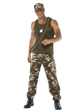 Load image into Gallery viewer, Khaki Camo Deluxe Costume, Male Alternative View 3.jpg
