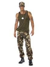Load image into Gallery viewer, Khaki Camo Deluxe Costume, Male
