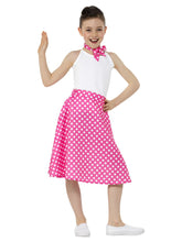 Load image into Gallery viewer, Kids 50s Polka Dot Skirt
