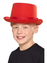 Load image into Gallery viewer, Kids Top Hat, Red
