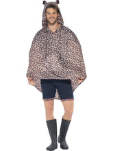 Load image into Gallery viewer, Leopard Party Poncho Alternative View 3.jpg
