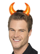 Load image into Gallery viewer, Light Up Devil Horns Alternative View 1.jpg
