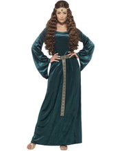 Load image into Gallery viewer, Medieval Maid Costume, Green
