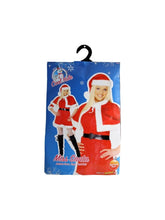 Load image into Gallery viewer, Miss Santa Costume, with Cape &amp; Belt Alternative View 4.jpg
