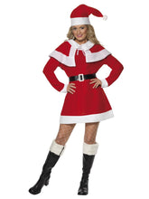 Load image into Gallery viewer, Miss Santa Fleece Costume

