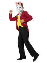 Load image into Gallery viewer, Mr White Rabbit Costume with Jacket Alternative View 1.jpg
