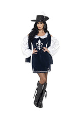 Load image into Gallery viewer, Musketeer Female Costume Alternative View 1.jpg
