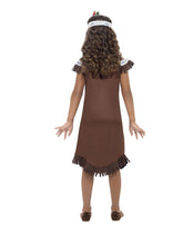 Load image into Gallery viewer, Native American Inspired Girl Costume with Feather Alternative View 2.jpg
