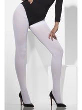 Load image into Gallery viewer, Opaque Tights, White
