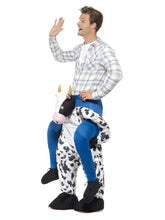Load image into Gallery viewer, Piggyback Cow Costume Alternative View 1.jpg
