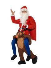 Load image into Gallery viewer, Piggyback Reindeer Rudolf Costume Alternative View 1.jpg
