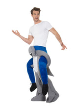 Load image into Gallery viewer, Piggyback Shark Costume Alternative View 1.jpg

