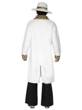 Load image into Gallery viewer, Pimp Costume, White and Leopard Skin Alternative View 2.jpg
