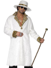 Load image into Gallery viewer, Pimp Costume, White and Leopard Skin
