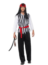 Load image into Gallery viewer, Pirate Costume, Black &amp; White Alternative View 1.jpg
