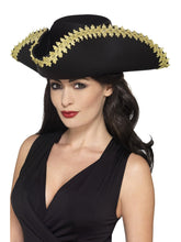Load image into Gallery viewer, Pirate Hat, Black Alternative View 1.jpg
