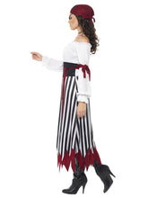 Load image into Gallery viewer, Pirate Lady Costume, Black &amp; White Alternative View 1.jpg
