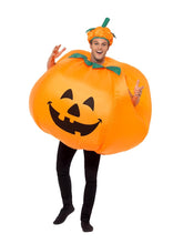 Load image into Gallery viewer, Pumpkin Inflatable Costume Alternative View 3.jpg
