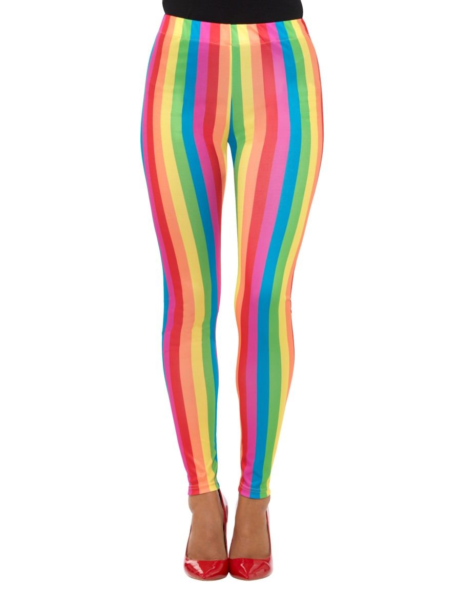 Rainbow Clown Leggings Adult Multi Rainbow Clown Leggings Adult Multi