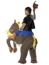 Load image into Gallery viewer, Ride Em Cowboy Inflatable Costume Alternative View 2.jpg
