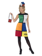 Load image into Gallery viewer, Rubik&#39;s Cube Costume, with Headband
