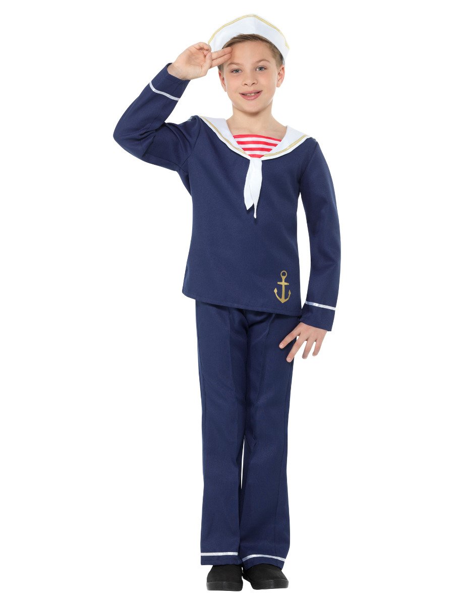 Kids fashion sailor suit