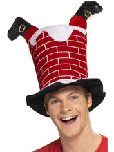 Load image into Gallery viewer, Santa Stuck in Chimney Hat Alternative View 1.jpg
