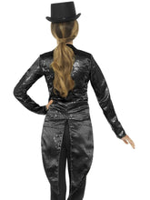 Load image into Gallery viewer, Sequin Tailcoat Jacket, Ladies, Black Alternative View 2.jpg
