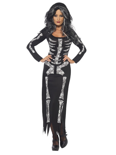 Skeleton Costume, with Tube Dress