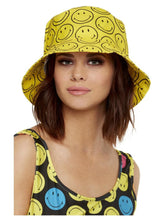 Load image into Gallery viewer, Smiley Printed Bucket Hat
