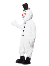 Load image into Gallery viewer, Snowman Mascot Costume Alternative View 1.jpg
