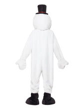 Load image into Gallery viewer, Snowman Mascot Costume Alternative View 2.jpg
