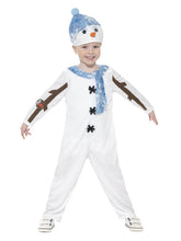 Load image into Gallery viewer, Snowman Toddler Costume Alternative View 3.jpg
