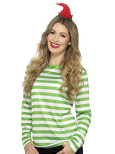 Load image into Gallery viewer, Stripy T-Shirt, Green Alternative View 1.jpg
