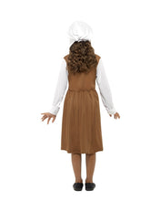 Load image into Gallery viewer, Tudor Girl Costume, Brown  Alternative View 2.jpg
