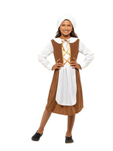 Load image into Gallery viewer, Tudor Girl Costume Brown

