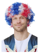 Load image into Gallery viewer, Union Jack Afro Wig Alternative 1
