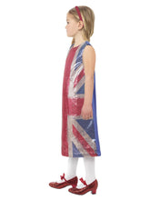 Load image into Gallery viewer, Union Jack All That Glitters Dress Side
