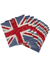 Load image into Gallery viewer, Union Jack Vintage Style Print Paper Napkins
