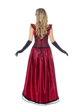 Load image into Gallery viewer, Western Authentic Brothel Babe Costume, Burgundy Alternative View 2.jpg
