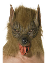 Load image into Gallery viewer, Wolf Mask, Brown
