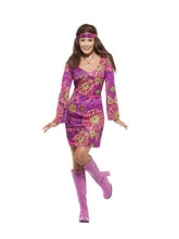 Load image into Gallery viewer, Woodstock Hippie Chick Costume Alternative View 3.jpg
