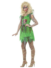 Load image into Gallery viewer, Zombie Fairy Costume, with attached Latex Ribs &amp; Wings Alternative View 1.jpg
