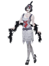 Load image into Gallery viewer, Zombie Flapper Dress Costume Alternative View 3.jpg
