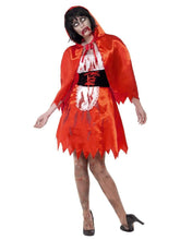 Load image into Gallery viewer, Zombie Little Miss Hood Costume Alternative View 3.jpg
