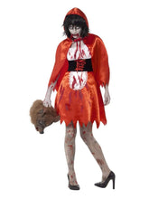 Load image into Gallery viewer, Zombie Little Miss Hood Costume
