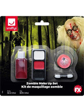 Load image into Gallery viewer, Zombie Make-Up Set, with Latex Eyeball Alternative View 5.jpg
