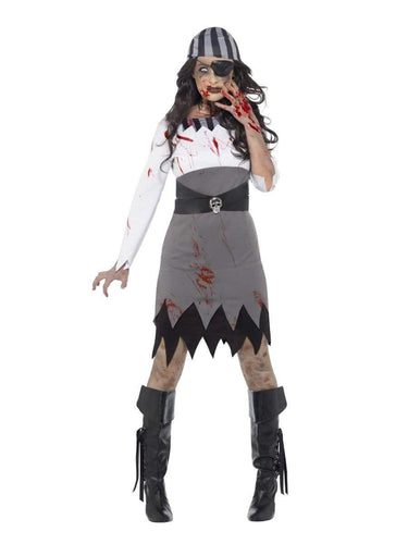 Zombie Pirate Lady Costume