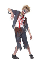 Load image into Gallery viewer, Zombie School Boy Costume Alternative View 3.jpg
